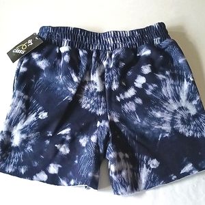NWT ART CLASS Girl's Navy Tie Dye Shorts Size Medium 7/8